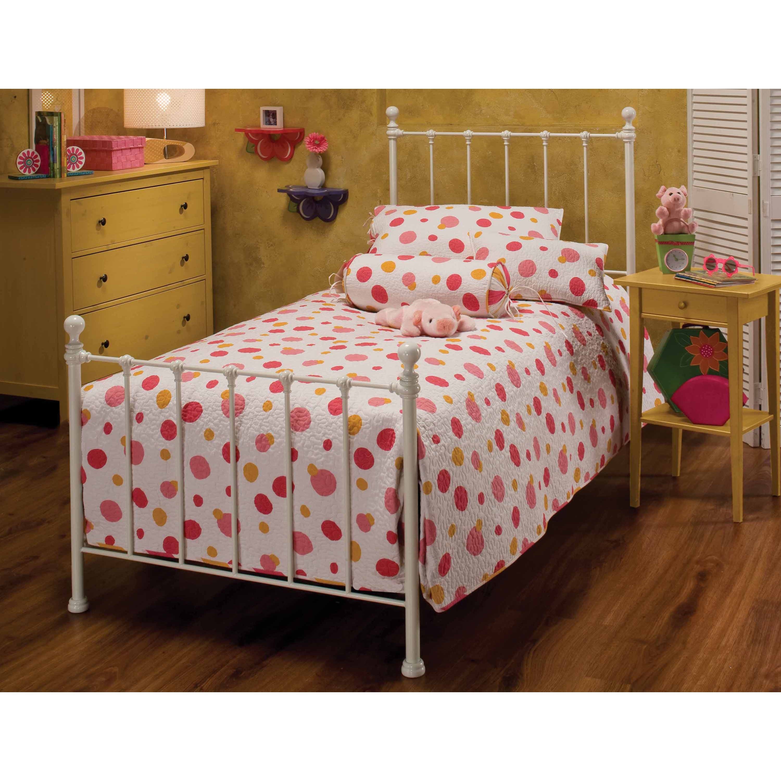 Hillsdale Metal Beds 1222BFR Full Molly Bed Set with Rails Esprit